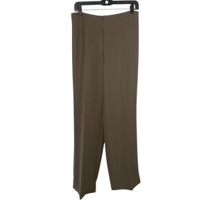 NWT Joseph Ribkoff Women’s 8 Taupe Brown Zip Front Career Capsule Dress Pants
